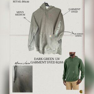 TAKE 50% OFF | Midweight Garment Dyed French Terry Graphic Sweatshirt - Green
